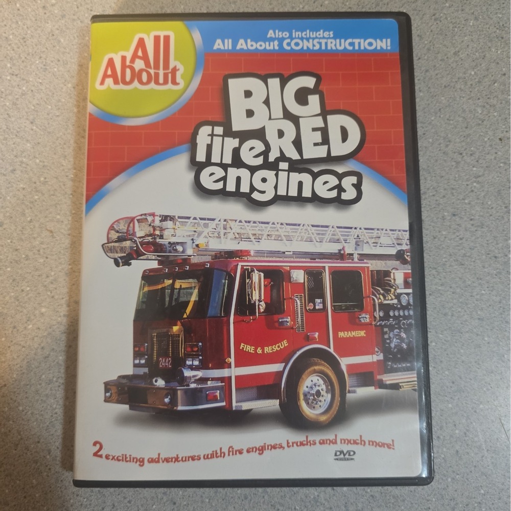 All About Big Red Fire Engines All About Construction - DVD By All About